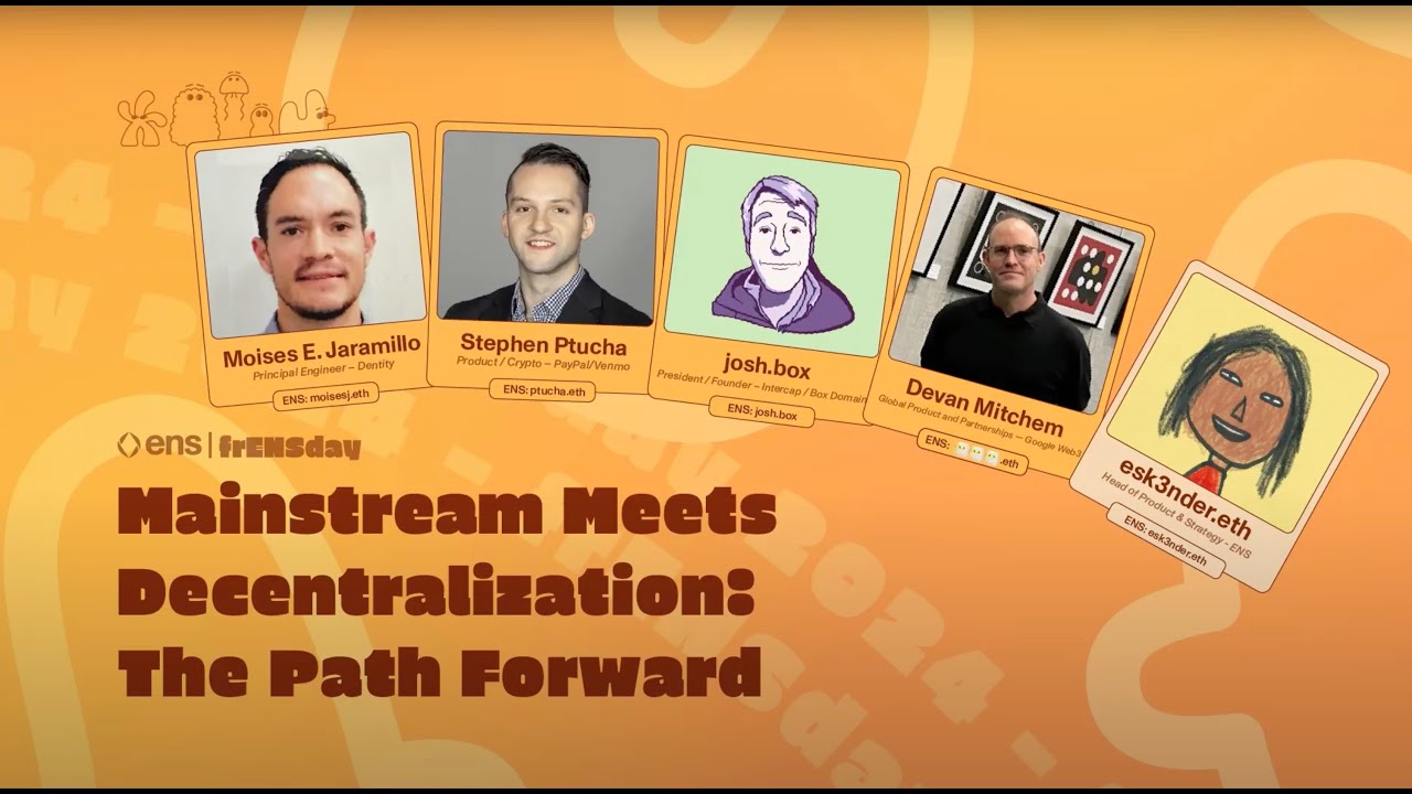 Mainstream Meets Decentralization | The Path Forward (Main Stage Talk #2)