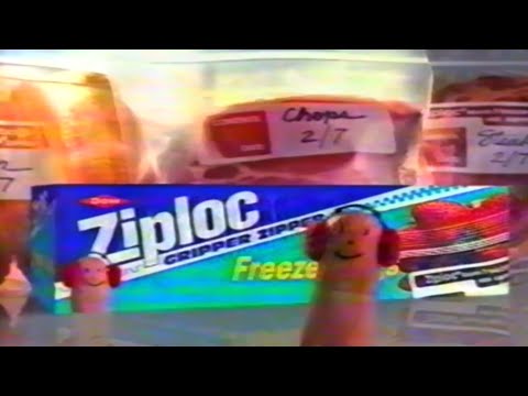 1995 Ziploc Freezer Bags "Fingerman" Commercial