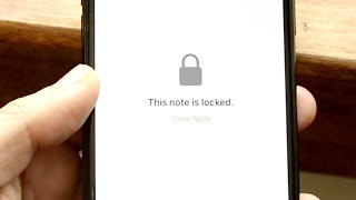 How To FIX Forgotten Notes Password On iPhone! (2022)