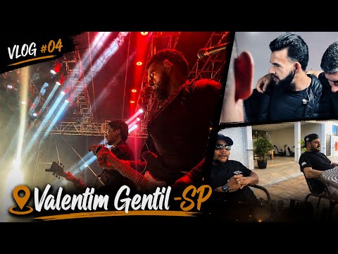 Vlog #04 Bongô caiu na minha cabeça, corte de cabelo no hotel e mais! Show Valentim Gentil - SP