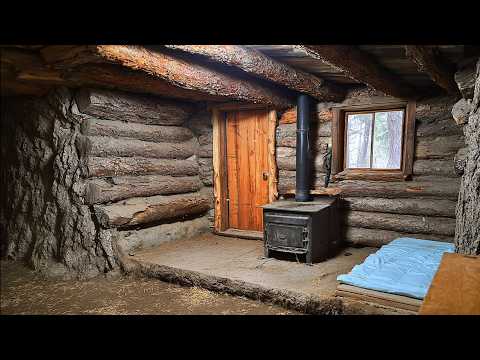 Man Builds 2-Room Underground Log Cabin in the Forest | Start to Finish by @RuslaninTheWoods
