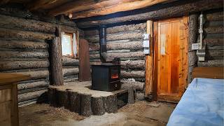 Man Builds 2-Room Underground Log Cabin in the Forest | Start to Finish by @RuslaninTheWoods