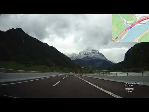 Italy. Motorway A23, Palmanova — Tarvisio, 2019, 4x