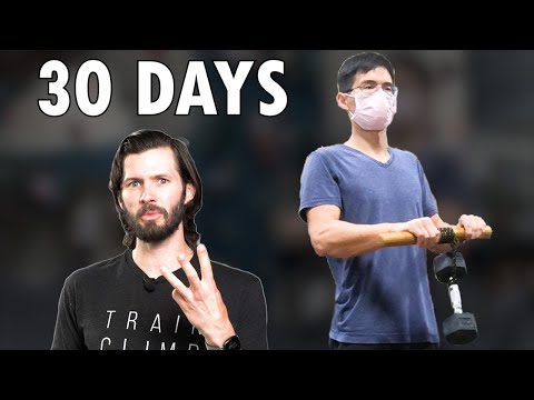 This Average Climber Trained Wrist Rolling for 30 days - Ft. @HoopersBeta