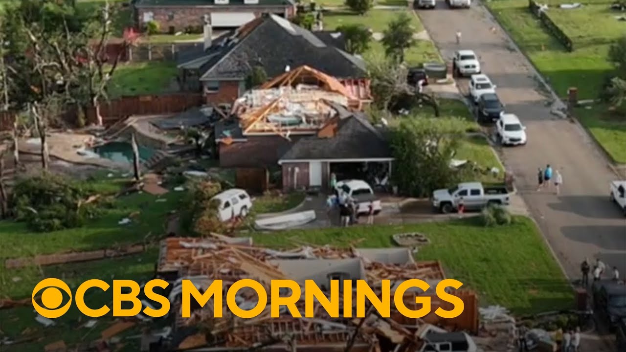 Video shows aftermath of devastating tornado that tore through Texas community