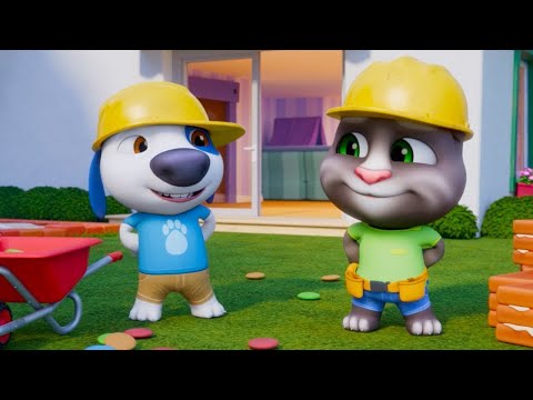 Tom the Builder 🚧  🛠️ Can He Make It? 🤨 Talking Tom Shorts ⭐️ Cartoons for Kids 🔴 24/7 LIVESTREAM