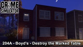 Crime Simulator /  204A - Boyd's - Destroy the Marked Table / Game Walkthrough / Part 15