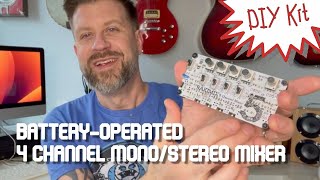 Video thumbnail for Rakit Rakimix 5 DIY Kit (super useful battery-powered mixer) by Musical Miscellany