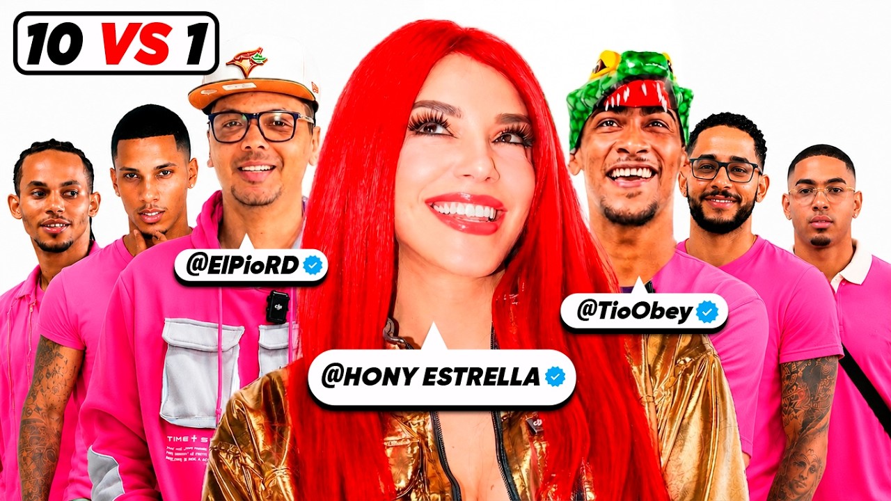10 HOMBRES VS 1 ARTISTA: HONY ESTRELLA