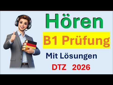 G.A.S.T DTZ Exam B1, Listening 1-4, Exam B1 NEW 2026