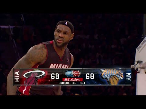 2014.01.09 - LeBron James Full Highlights at Knicks - 32 Pts, 6 Assists