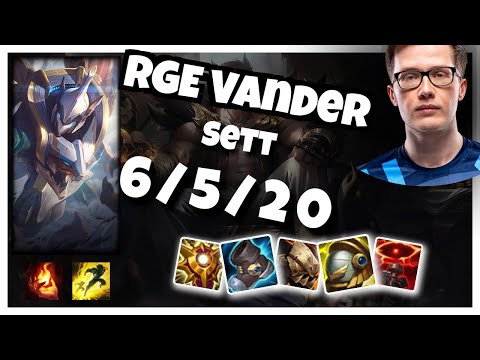 Sett vs Rakan Locket of the Iron Solari RGE Vander SUPPORT (6/5/20) Gameplay Replay - Patch 10.24