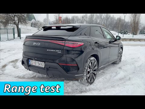 BYD Sealion 7 AWD Excellence 2025 Winter Range Test (Highway 300 km)