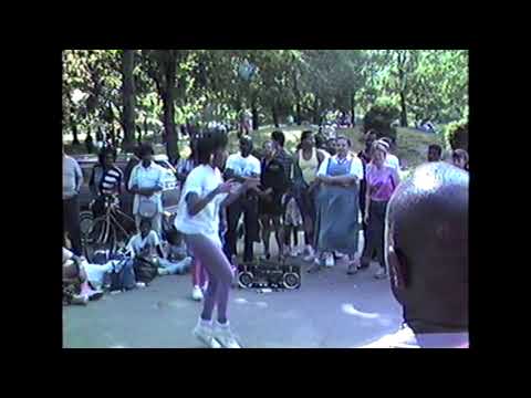 1980's Double Dutch Dance Jump Rope in Central Park New York City (Summer 1988)