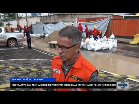Defesa Civil faz alerta sobre os principais problemas enfrentados pelos teresinenses 09 01 2023