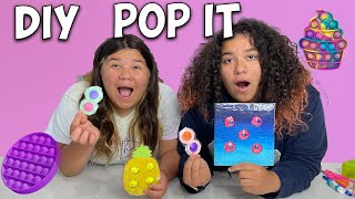 DIY POP IT Fidget Toys - How To Make Fidget Toys At Home!