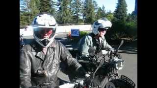 preview picture of video 'PRE-1930 MOTORCYCLE CANNONBALL ARRIVES AT MICHAEL'S H-D IN COTATI, CA'