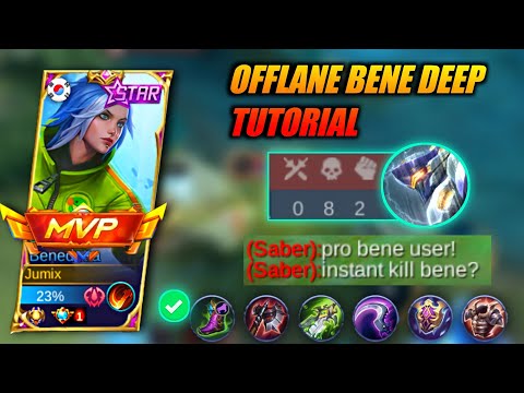 SOLO BENEDETTA USERS! OFFLANE BENEDETTA DEEP TUTORIAL BUILD, ROTATION,HOW TO AVOID DYING | MLBB