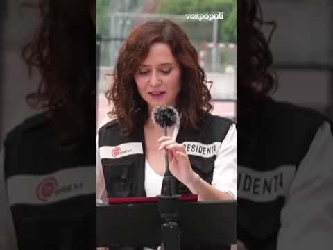 AYUSO rompe a LLORAR por los incendios