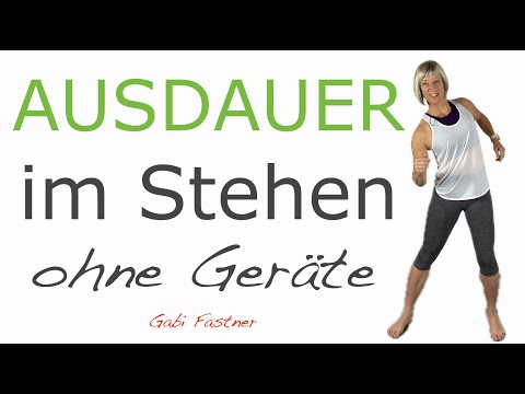 ❤️ 26 min. Ausdauer - Training |  Cardio mit Kopf | viele Schritte, ohne Geräte, im Stehen