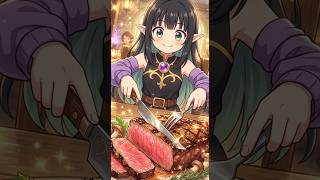 【エルフの異世界グルメ紹介】ベヒーモスのステーキ【長屋のひよりん/VTuber】#sora #AI #個人vtuber