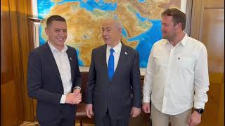 ראש הממשלה נתניהו נפגש  עם ראש מועצת גולן קלנר וראש מועצת קצרין דואה