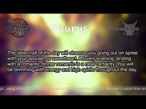 Taurus's Daily Horoscope for Tuesday July 17th, 2018
