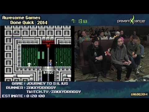 Journey To Silius :: SPEED RUN (0:11:26) [NES] Live by ZakkyDraggy #AGDQ 2014