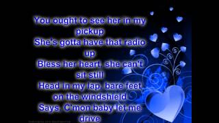 SHES MY KINDA CRAZY BRANTLEY GILBERT (lyrics on screen and in description)
