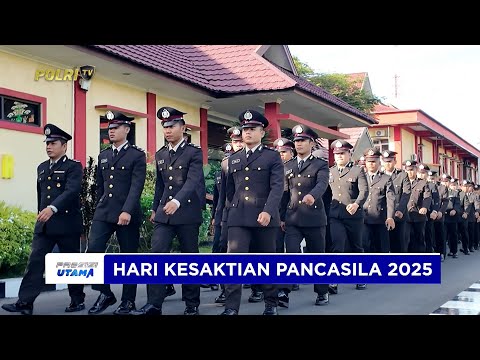 POLDA KALTENG GELAR UPACARA HARI KESAKTIAN PANCASILA PERKUAT JIWA NASIONALISME