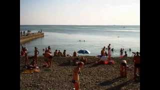 preview picture of video 'Дивноморск 2012 после наводнения пляжи'