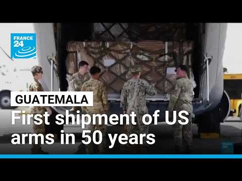 Guatemala receives first US arms in nearly 50 years