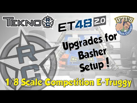 #18 Tekno ET48 2.0 1/8 Competition 4WD E-Truggy - Upgrades for Bashing Setup