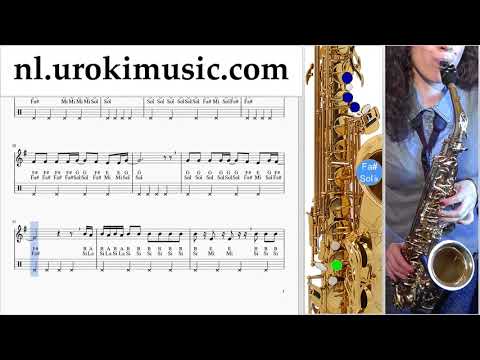 Saxofoonles (Tenor) Imagine Dragons - Natural Muzieknoten Cursus um-ih374