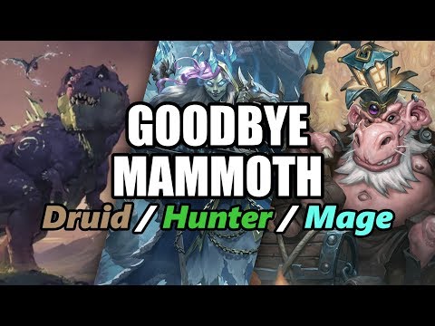 The Past, The Present & The Future of Mammoth Druid/Hunter & Mage Cards! | Hearthstone Rotation