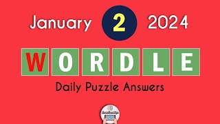 Wordle January 2 2024 Today Answer