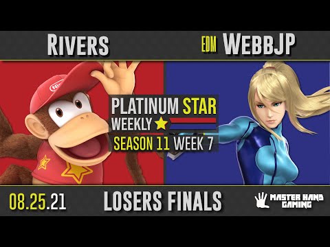 PSW S11:W7 - Rivers (Diddy Kong) vs EDM | WebbJP (Zero Suit Samus, Lucas) - Losers Finals