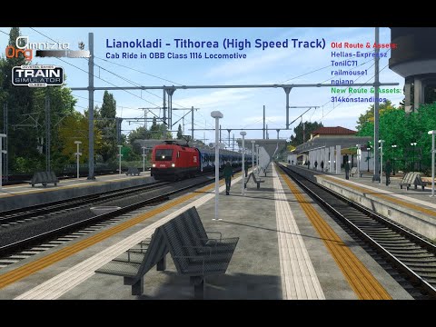 Cab ride Lianokladi   Tithorea High Speed Track