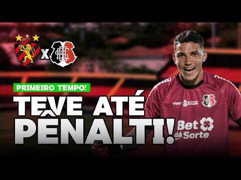 LANCES DO PRIMEIRO TEMPO DE SPORT X SANTA CRUZ