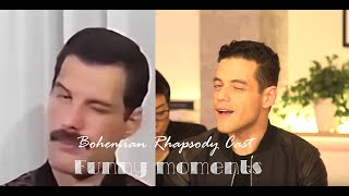 Bohemian Rhapsody cast Funny Moments (Rami Malek literally is Freddie Mercury)