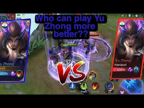 YU ZHONG VS YU ZHONG | WHO WILL WIN ??? | MOBILE LEGEND