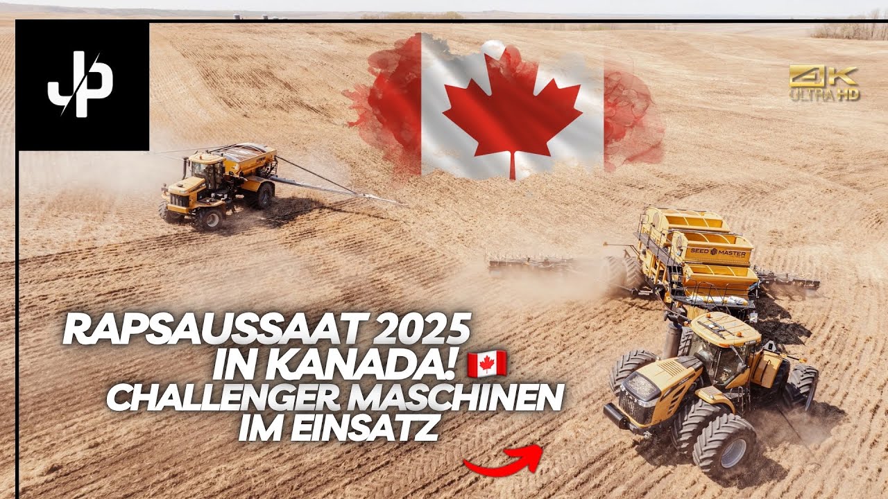 From the German contractor to the farm in Canada! Sowing 2025 || JP Agrar