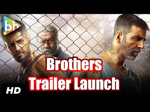 Akshay-Sidharth-Jacqueline At The Trailer Launch Of 'Brothers' 