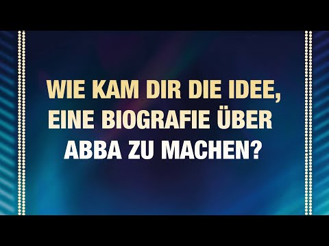 ABBAMANIA THE SHOW - Carl Magnus Palm - Wie kam dir die Idee, eine Biografie über ABBA zu schreiben?