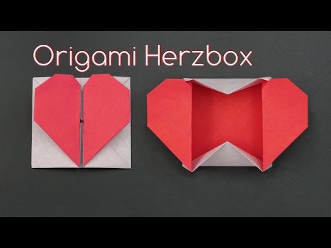 Making Mother's Day gifts: folding a simple origami heart box - DIY