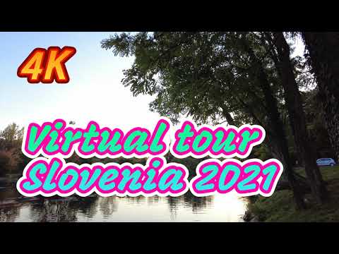 Walk Tour of Slovenia 2021 4K Otočec Замок Оточец Словения