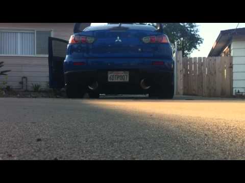 Evo X HKS Hi Power exhaust