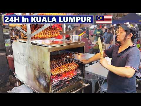 24 Hours in KUALA LUMPUR – Best STREET FOOD in Malaysia