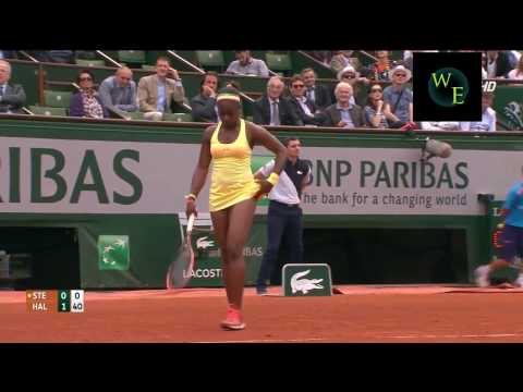 Simona Halep vs  Sloane Stephens 2014 Highlights