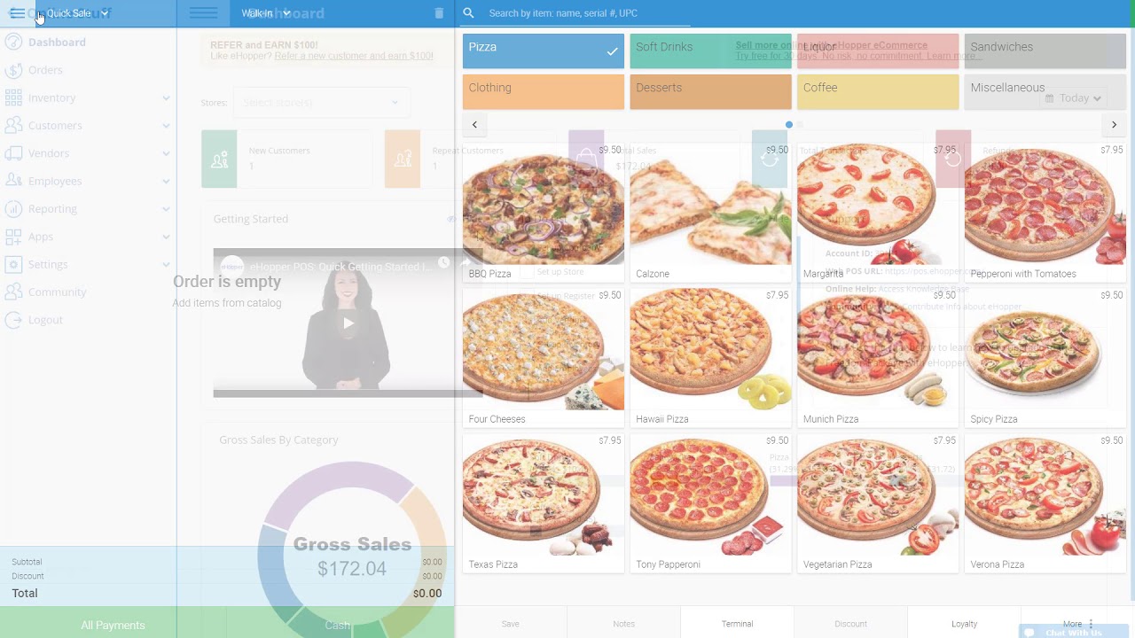 View Customer Details and Purchase History | eHopper POS